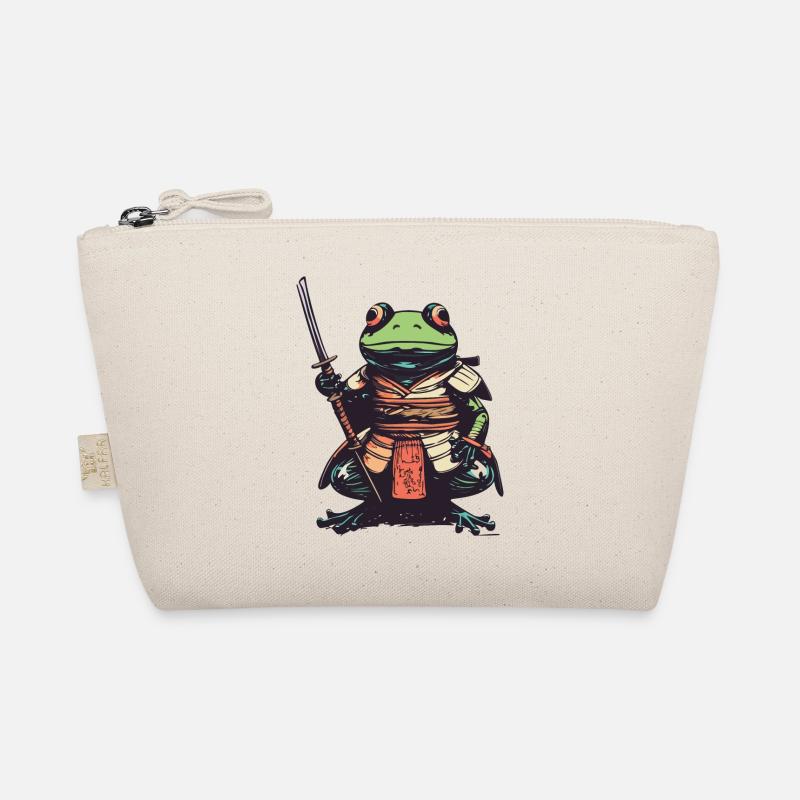 Frog with katana Organic Pouch