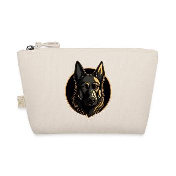 German Shepherd Deutscher Schäferhund Logo - Bio-Täschchen - Natur - Vorne