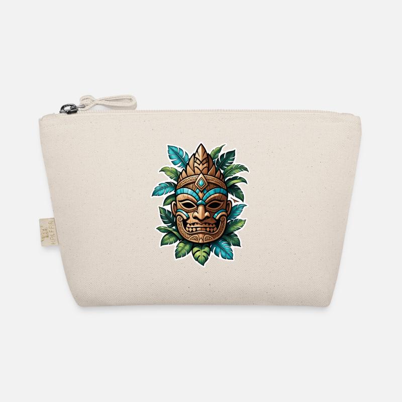 Tiki Beach - Polynesia Statue Organic Pouch