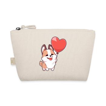 Corgi Dog Kawaii Cartoon Pet jouant avec des ballons - Trousse biologique - nature - Devant