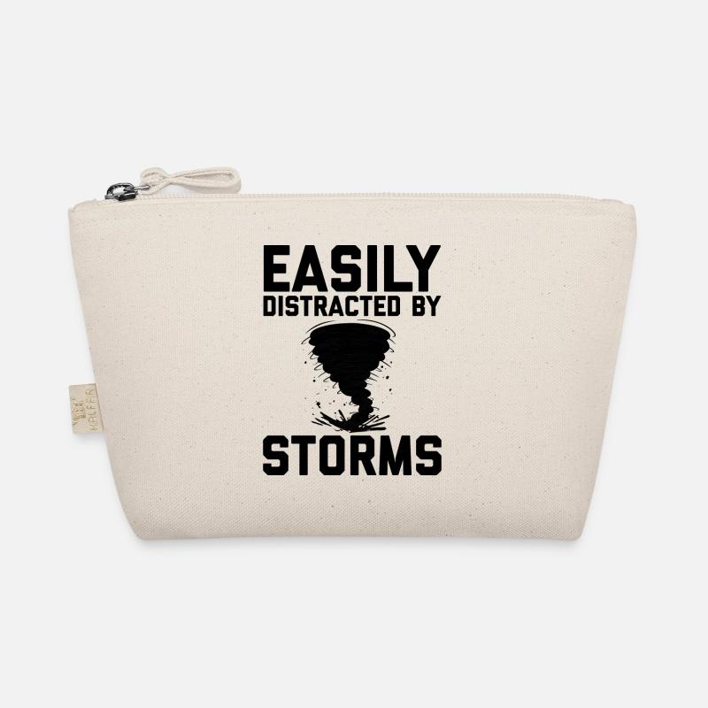 Sturmjäger Sprüche | Gewitter Meteorologe Geschenk Bio-Täschchen