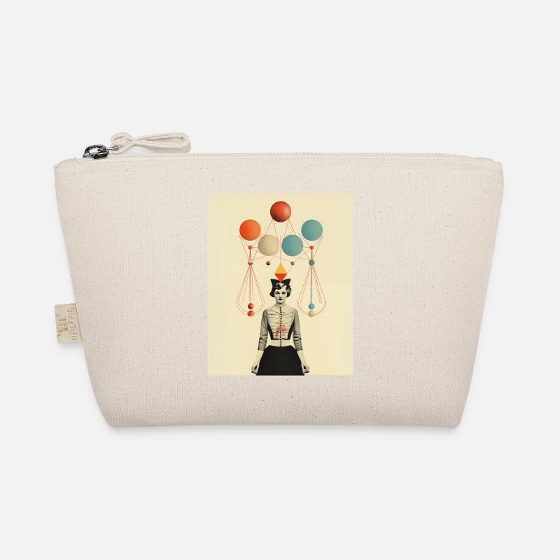 Collage de papier de dame de cirque de pensée Trousse biologique