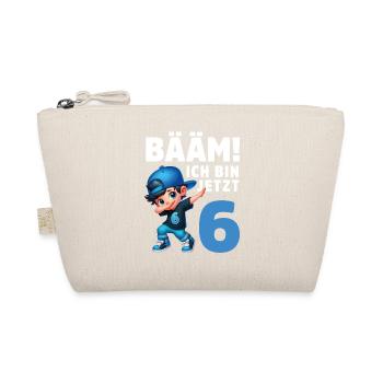 BÄÄM! Ich bin jetzt 6 - Bio-Täschchen - Natur - Vorne