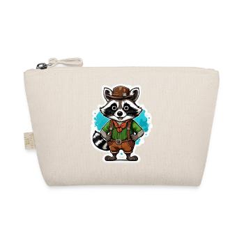 Lederhosen / Animal / Traditional costume / Tradition / Raccoon - Organic Pouch - nature - Front
