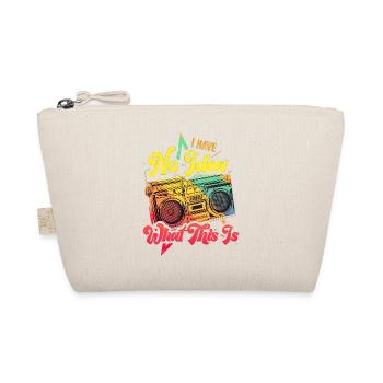 Music, Retro, Heavy Metal, Hard Rock, Punk, Vinyl, Pop - Organic Pouch - nature - Front
