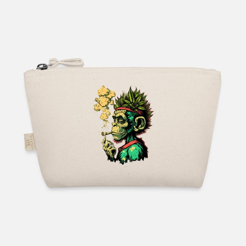 Unkraut-Kopf-Affe Bio-Täschchen