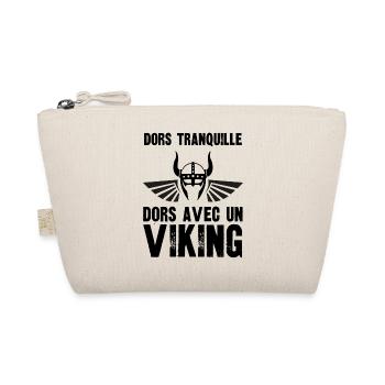 dors tranquille dors avec un viking - Trousse biologique - nature - Devant
