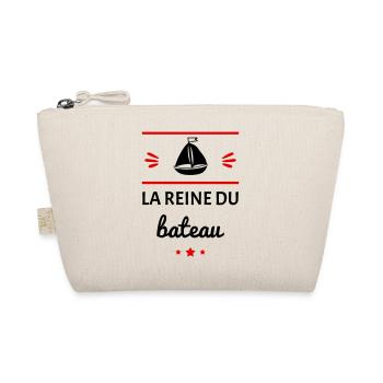 La reine du bateau, capitaine, fête des mères - Trousse biologique - nature - Devant