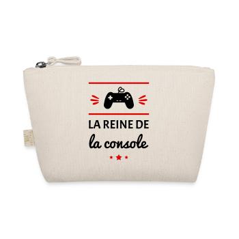 La reine de la console, fête des mères, jeux vidéo - Trousse biologique - nature - Devant