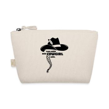 Carnival Cowboy Cow Girl Carnival Party - Organic Pouch - nature - Front