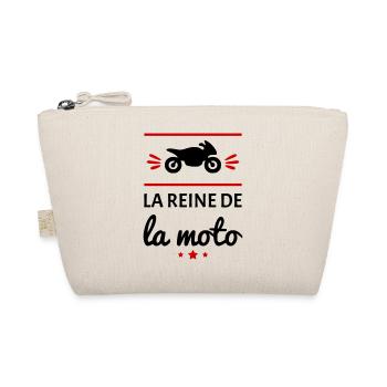 La reine de la moto, cadeau motarde,fête des mères - Trousse biologique - nature - Devant
