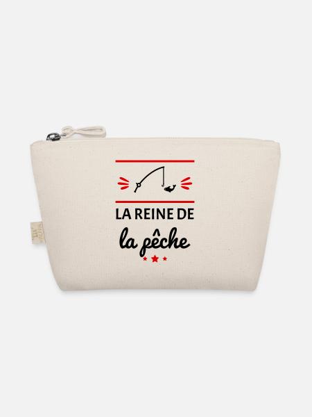 La reine de la pêche, pêcheuse, fête des mères - Trousse biologique - nature - Devant