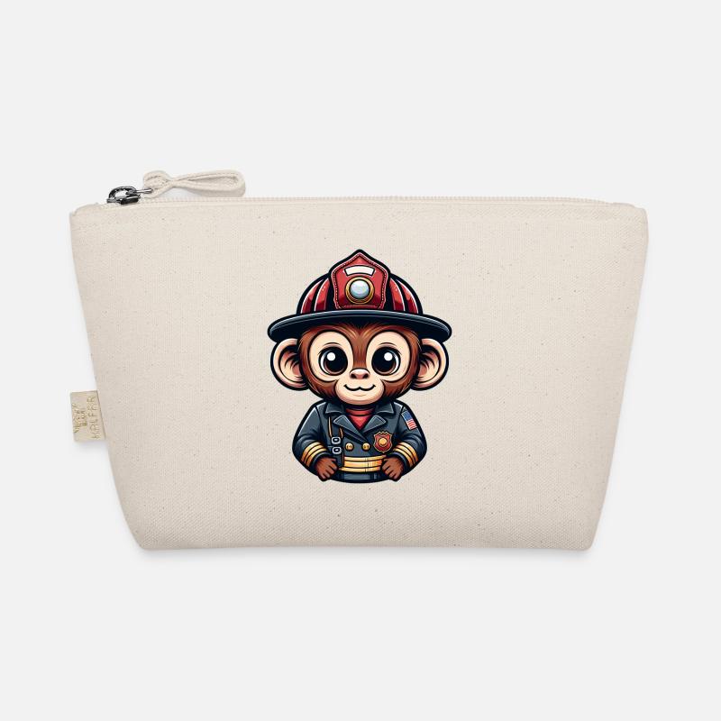 Pompier singe mignon Trousse biologique