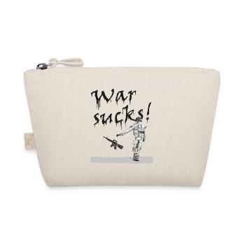 War Sucks - Bio-Täschchen - Natur - Vorne