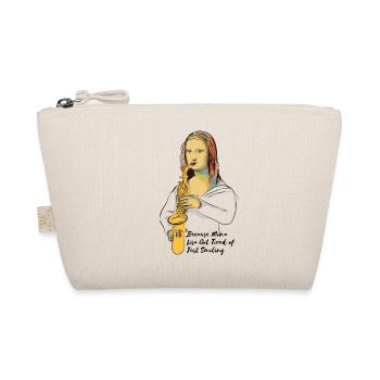 Mona sax Lisa - Bio-Täschchen - Natur - Vorne