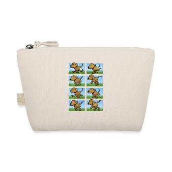 Animated, walking dog - Organic Pouch - nature - Front