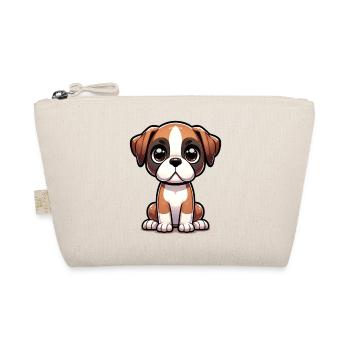 Digitale Illustration eines niedlichen Boxerhundes - Bio-Täschchen - Natur - Vorne