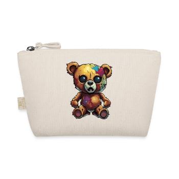 Ours en peluche / Peluche / Animal en peluche / Idée cadeau - Trousse biologique - nature - Devant
