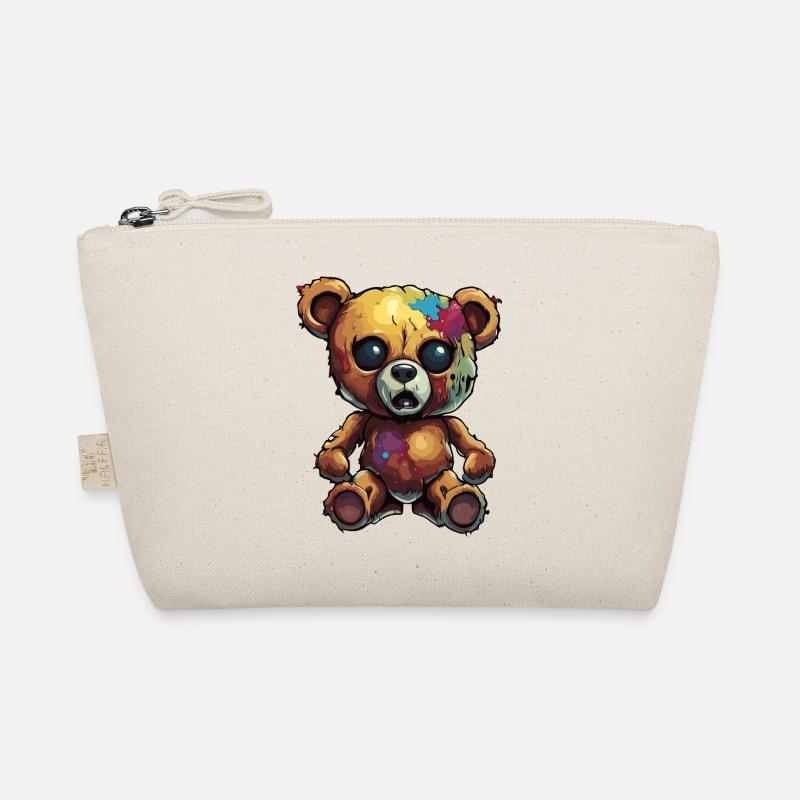 Teddybär / Kuscheltier / Stofftier / Geschenkidee - Bio-Täschchen - Natur