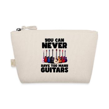 You can never have too many guitars # - Organic Pouch - nature - Front