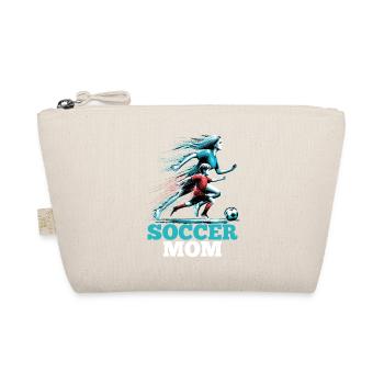 Soccer Mom Soccer Gift - Organic Pouch - nature - Front