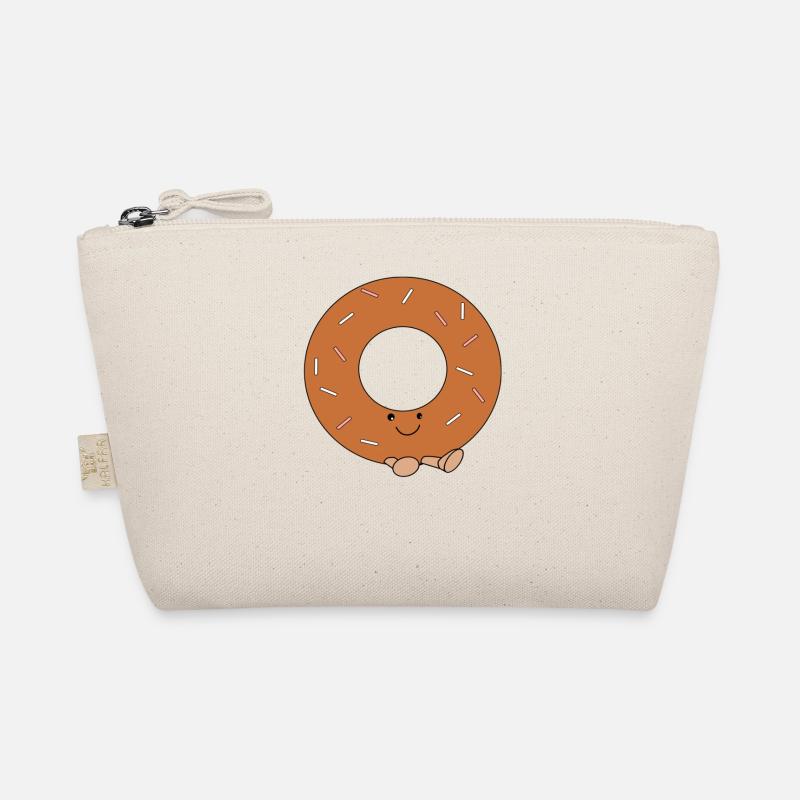 Beignet de dessin animé mignon Trousse biologique