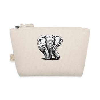 Elephant, Elephant, Animal, Zoo, Africa, Safari, Savannah - Organic Pouch - nature - Front