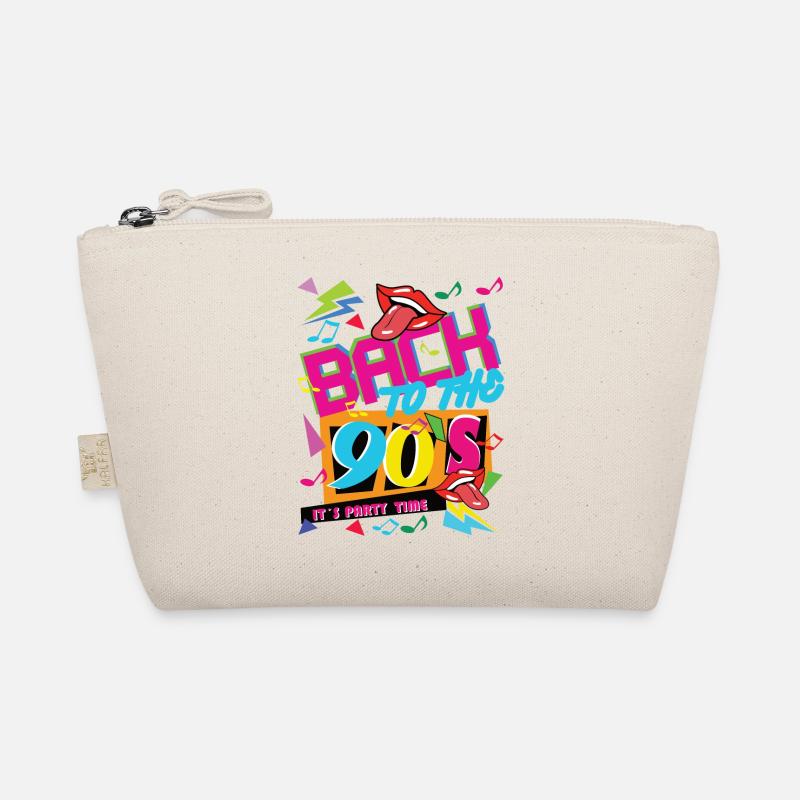 BACK TO THE 90 S IT S PARTY TIME Bio-Täschchen