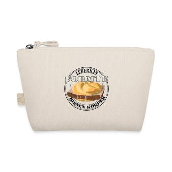 Leberkäs Shaped This Body – Kultessen Humor - Organic Pouch - nature - Front