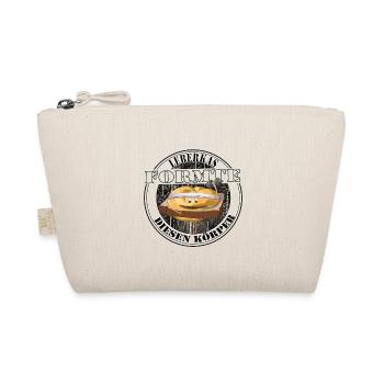 Leberkäs Shaped This Body – Kultessen Humor - Organic Pouch - nature - Front