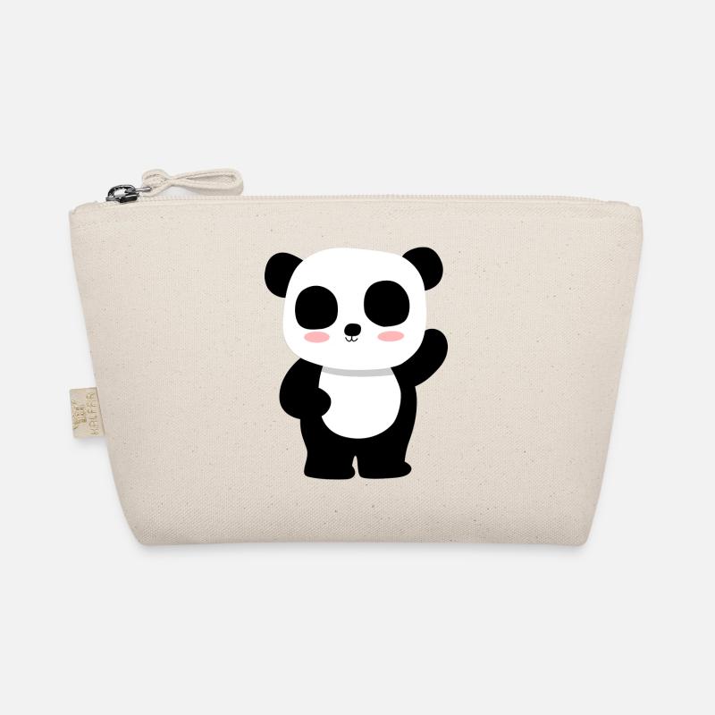 Panda - Bio-Täschchen - Natur