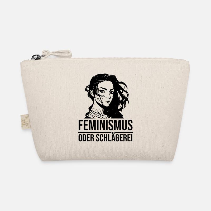 Feminismus oder Schlägerei Bio-Täschchen