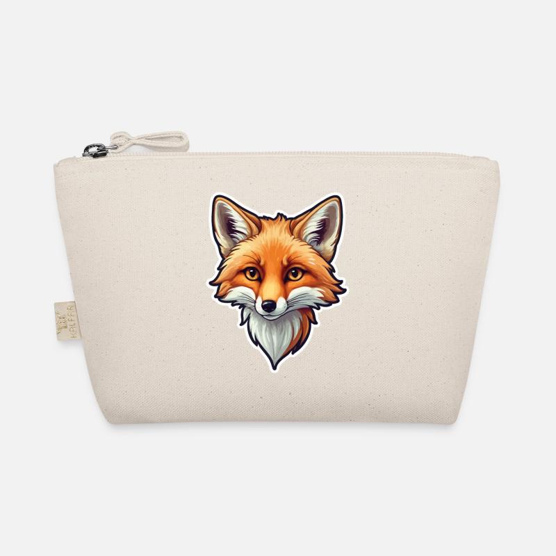 Fox Illustration Organic Pouch
