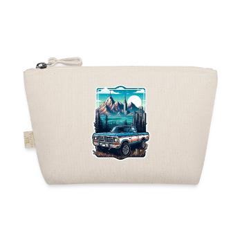 Vintage American and Sports Car - Organic Pouch - nature - Front