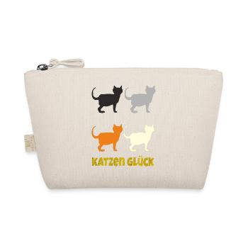 Cat Happiness - Organic Pouch - nature - Front