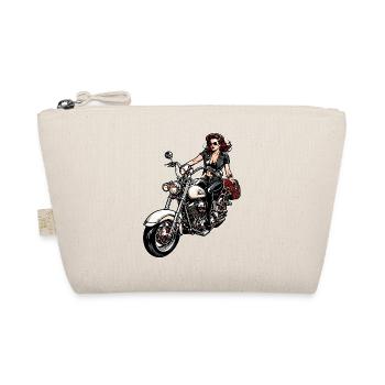 Motorrad Logo / Bike / Zweirad / Fahrzeug / Motors - Bio-Täschchen - Natur - Vorne