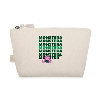 Monstera Monster - Bio-Täschchen - Natur - Vorne