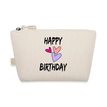 HAPPY BIRTHDAY - Organic Pouch - nature - Front