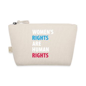 Women's Right Are Human Rights - Organic Pouch - nature - Front