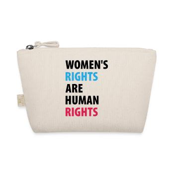 Women's Right Are Human Rights - Organic Pouch - nature - Front