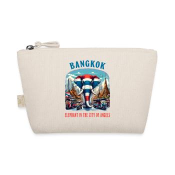 Bangkok Thailand elephant flag city - Organic Pouch - nature - Front