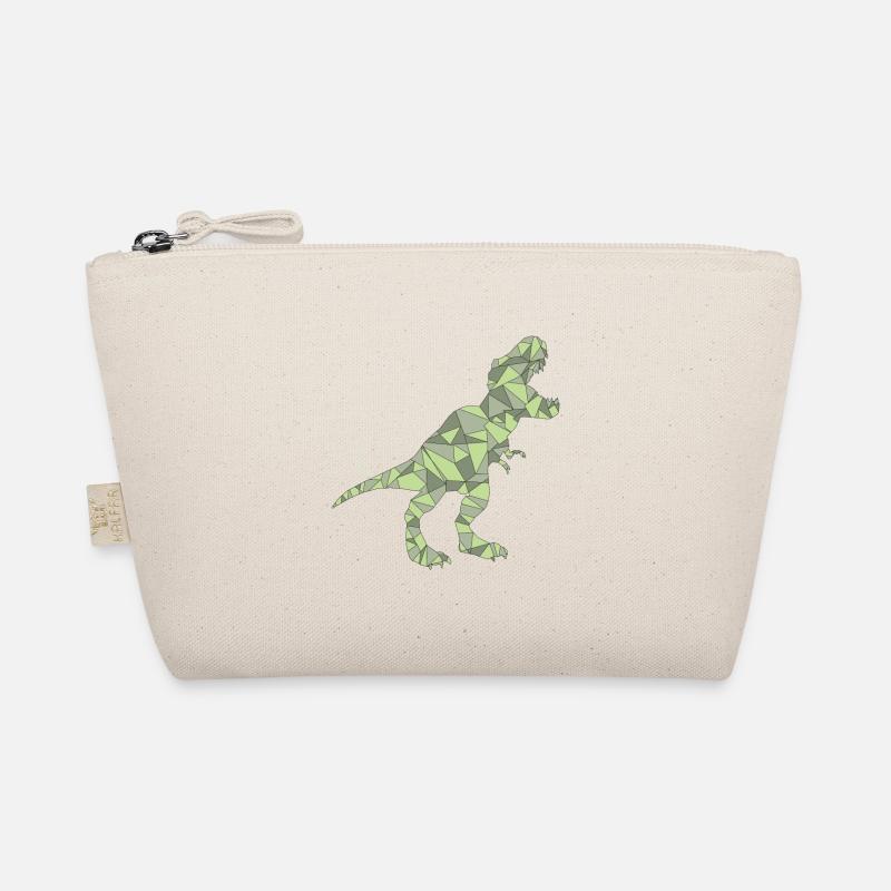 TREX Geometric Dinosaur Organic Pouch