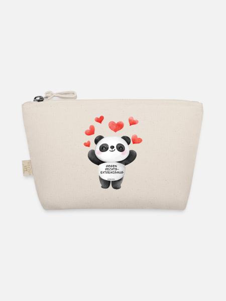 Mimikama Panda gegen Rechtsextremismus - Bio-Täschchen - Natur