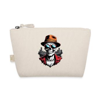 Cool Skull - Organic Pouch - nature - Front