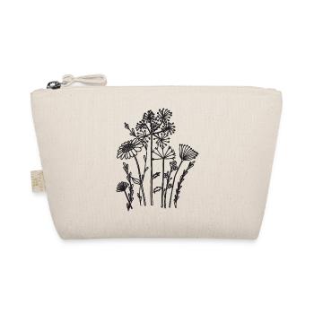 Dried flowers black - Organic Pouch - nature - Front