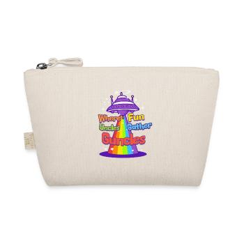 Uncle Pride Vibrant Guncle Playful Gunclehood - Organic Pouch - nature - Front