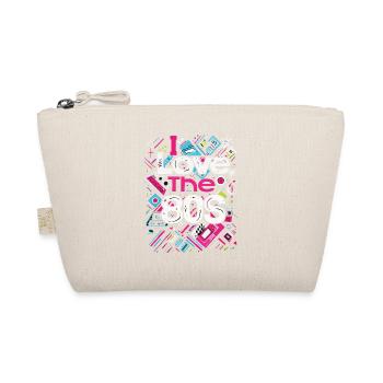 80s 80s Music Colorful Party Carnival Costume - Organic Pouch - nature - Front