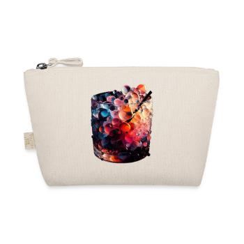 Abstraktes Cocktailglas - Bio-Täschchen - Natur - Vorne