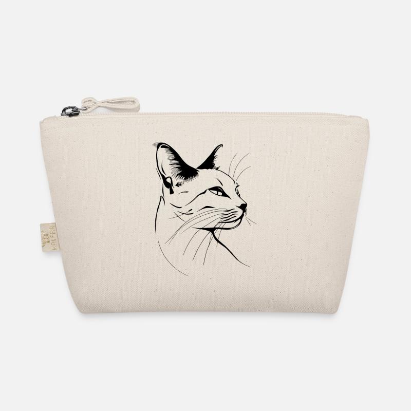 Chat, Motif De Chat, Visage De Chat Trousse biologique