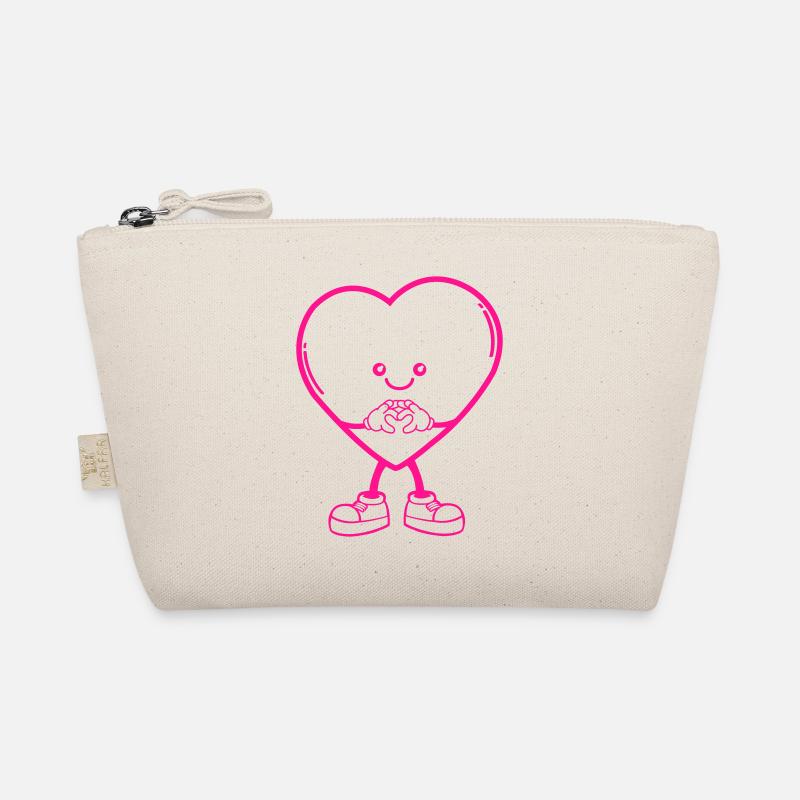 Heart Comic Organic Pouch